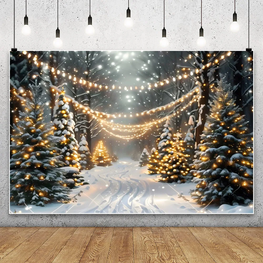 شجرة صنوبر خيالية شتوية ، شجرة الكريسماس ، نقاط لامعة ، خوخه خفيف ، حفلة عيد الميلاد ، تصوير عائلي ، خلفية صور ، خلفية تصوير