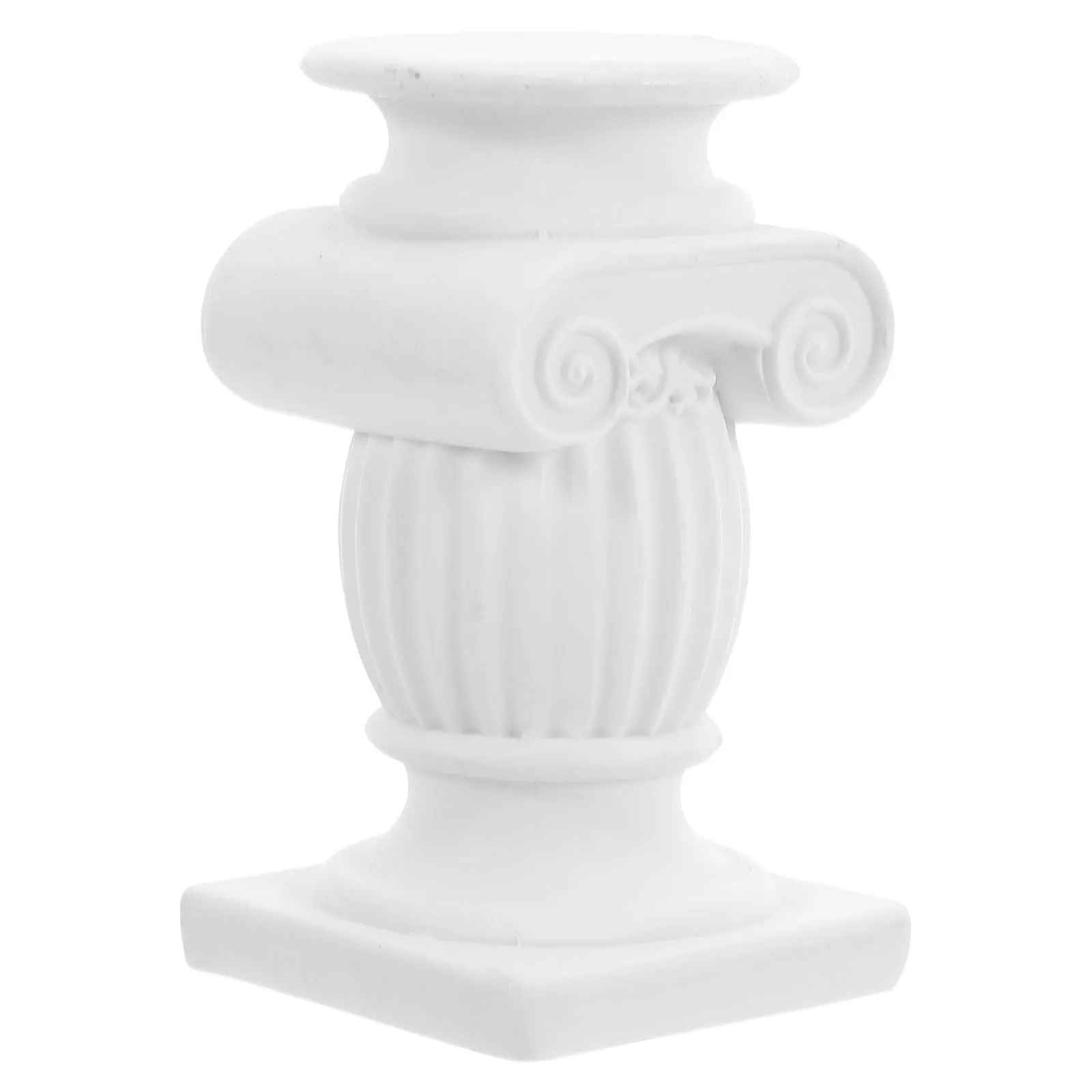 Miniatur-Statue mit römischer Säule, leicht zu reinigen, glatte Oberfläche, Tischskulptur, Party-Dekoration, Outdoor-Gartendekoration