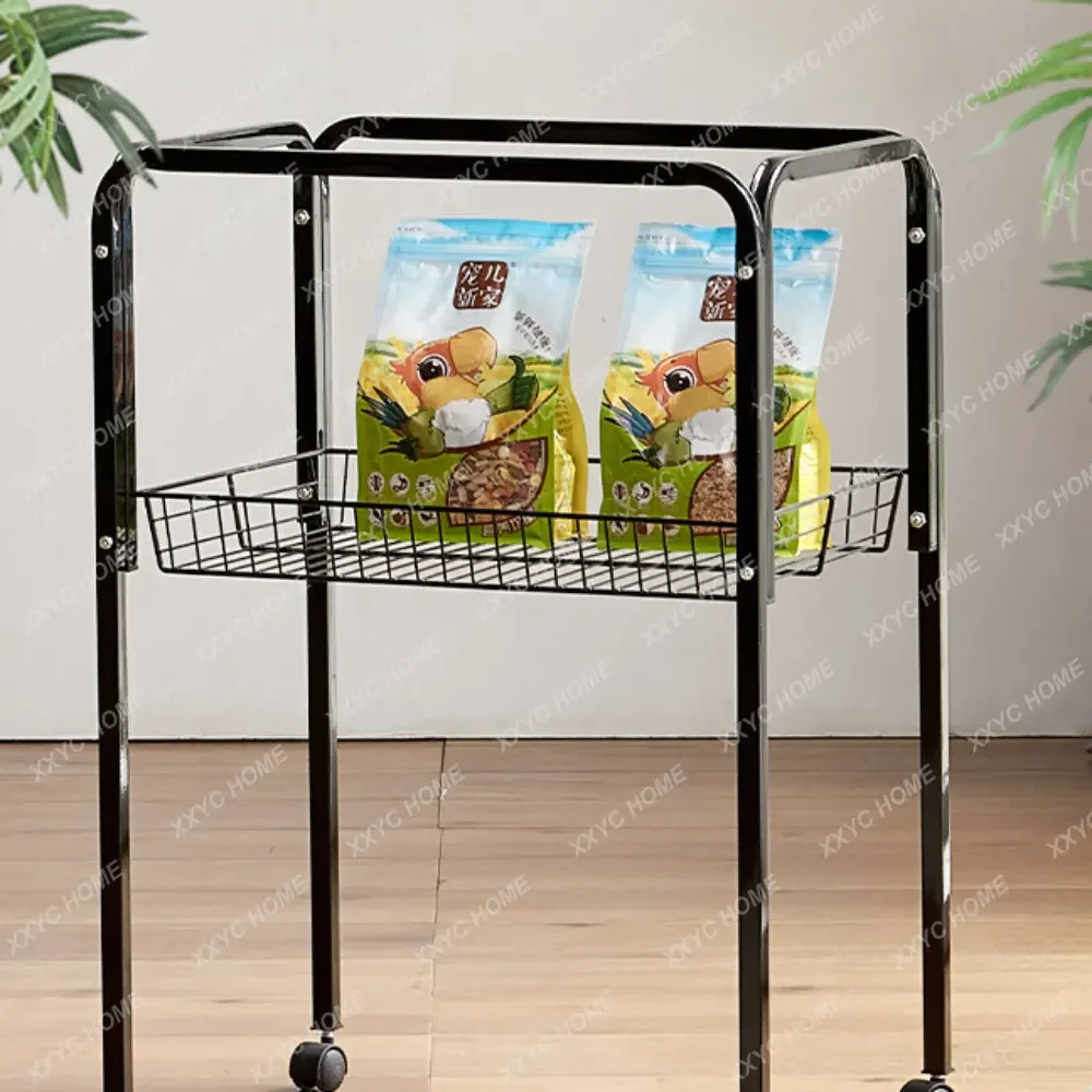 

Special Parrot Cage Chassis External Additional Mobile Chassis Shelf Sub Cage Rack Y6