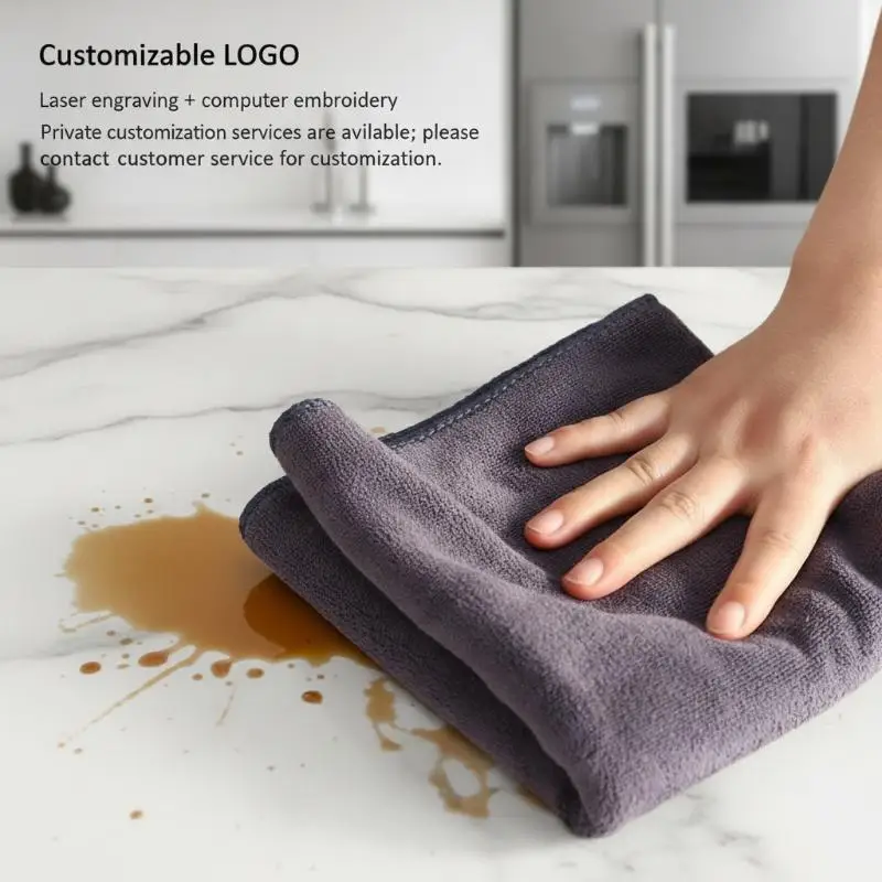 Super Soft Absorbent Fast Drying Microfiber Towels Reusable Wiping Cloth For Salon Barber Shop Household Home Cleaning Practical