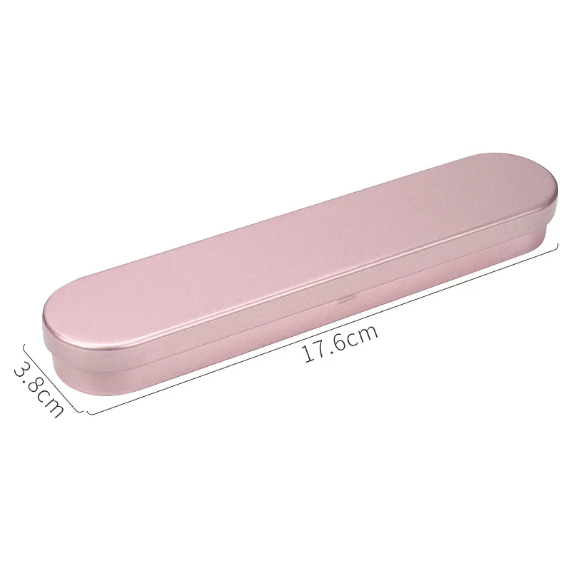 2 Slots Tinplate Tweezers Storage Box Eyelashes Extension Beauty Eyelash Grafting Tweezers Protection Box Flip-top Makeup Tools