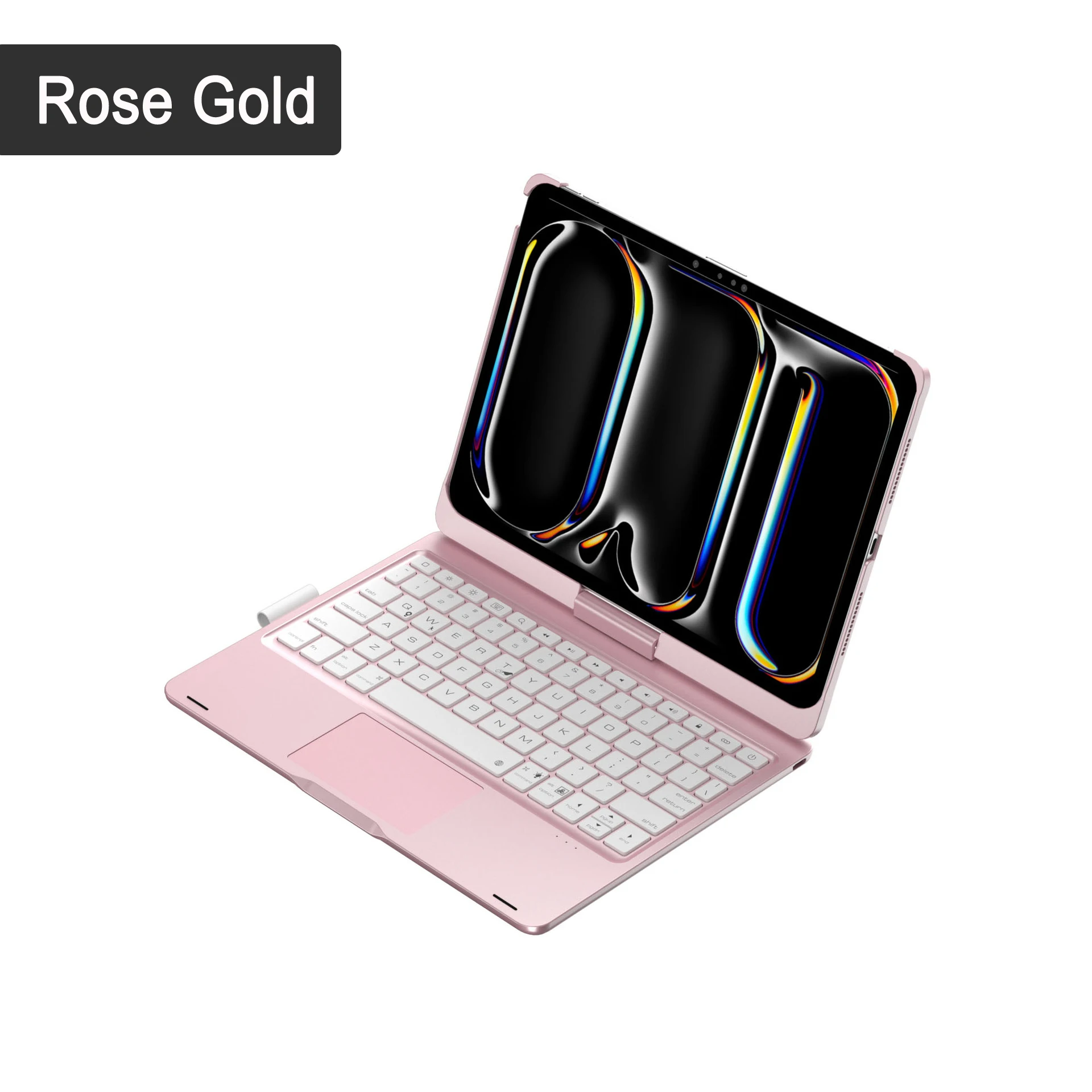 360° Magic Keyboard Case voor iPad Air 11 13 M2 M3 2025 Air 4 5 10.9 voor iPad Pro 11 12.9 13 10e Gen 11e A16 10.2 7/8/9e Folio