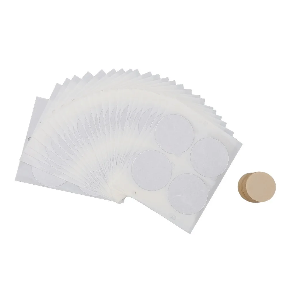 Round Shape Aluminum Foil Lids Adhesive Backing Disposable Design Coffee Pod Seals Aluminum Material Coffee Capsule Covers