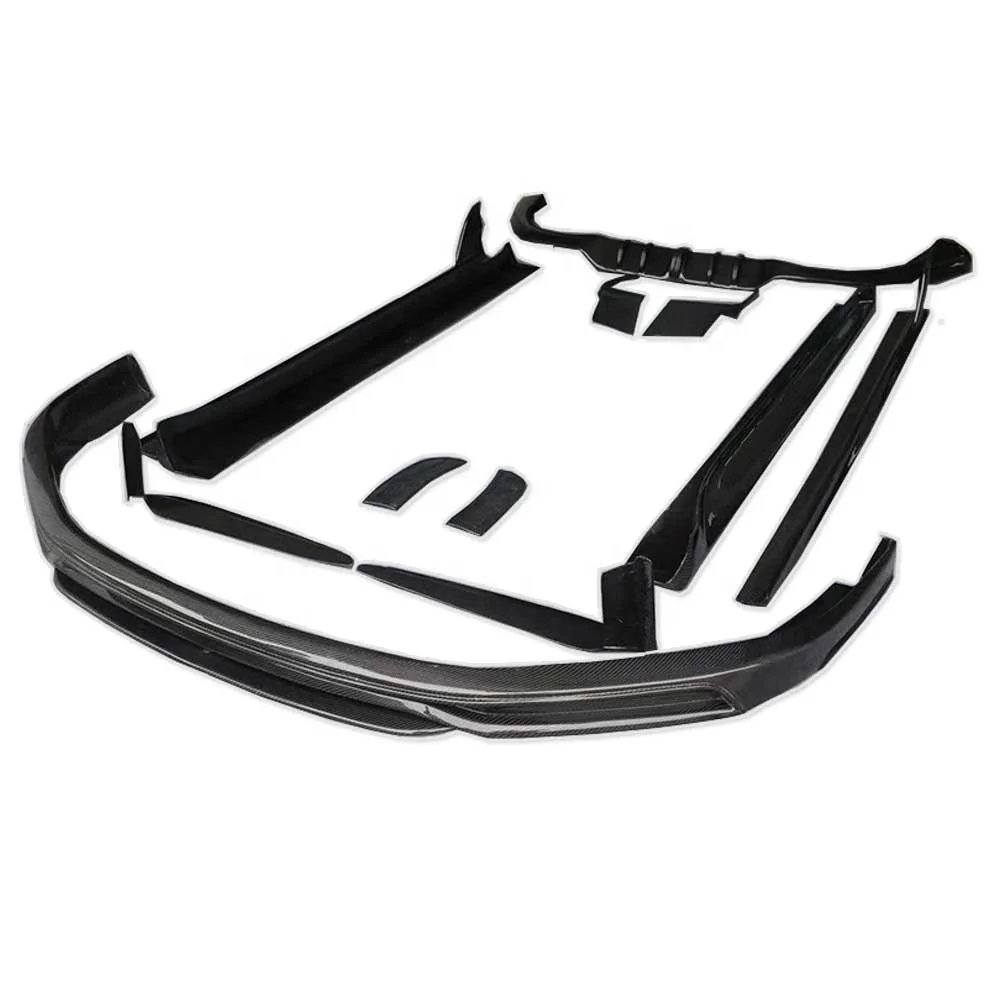 911 T Style Carbon Fiber Body Kit for Porsche 992 911 Carrera 2019+ Front Lip Rear Diffuser Side Extension Skirt