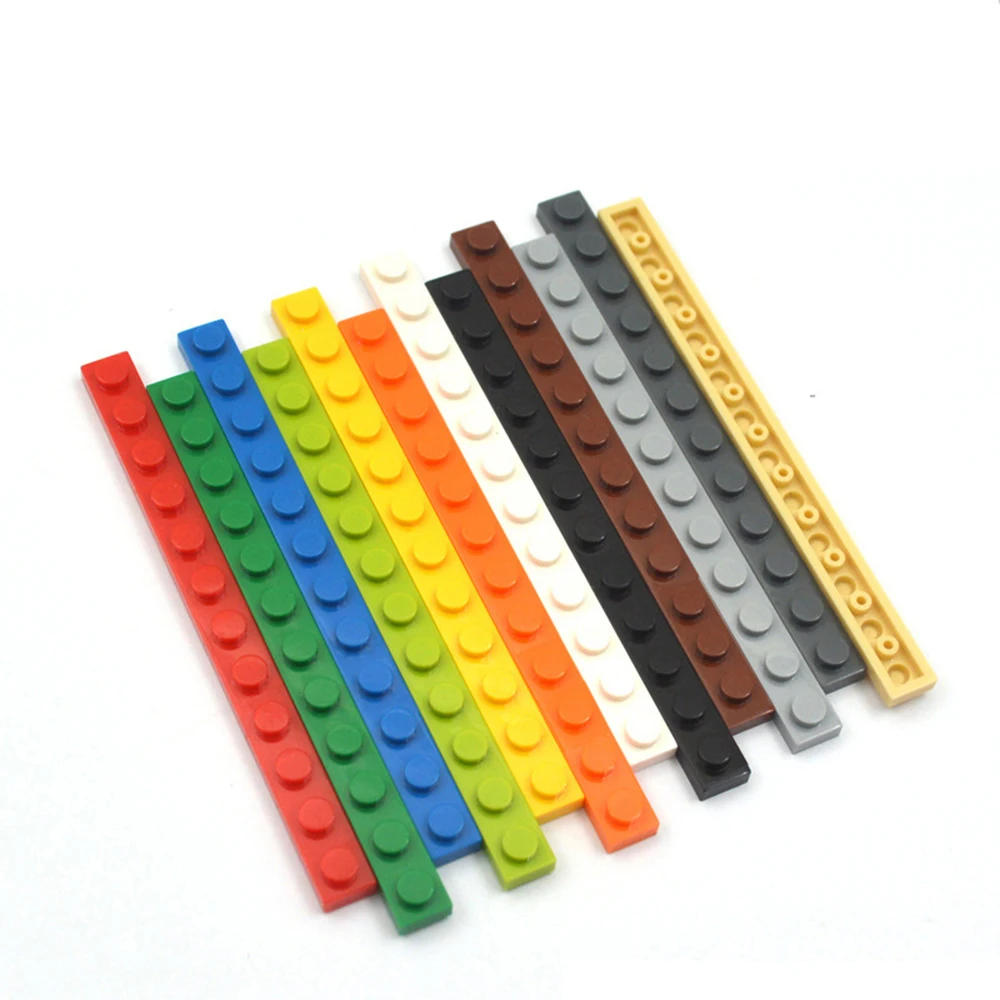 MOC 10PCS 1X12 Platte Bausteine Zahlen Bricks Assemblage Kit Hohe-Tech Bord Haus Ziegel Partikel DIY Idee Spielzeug Kind Geschenke