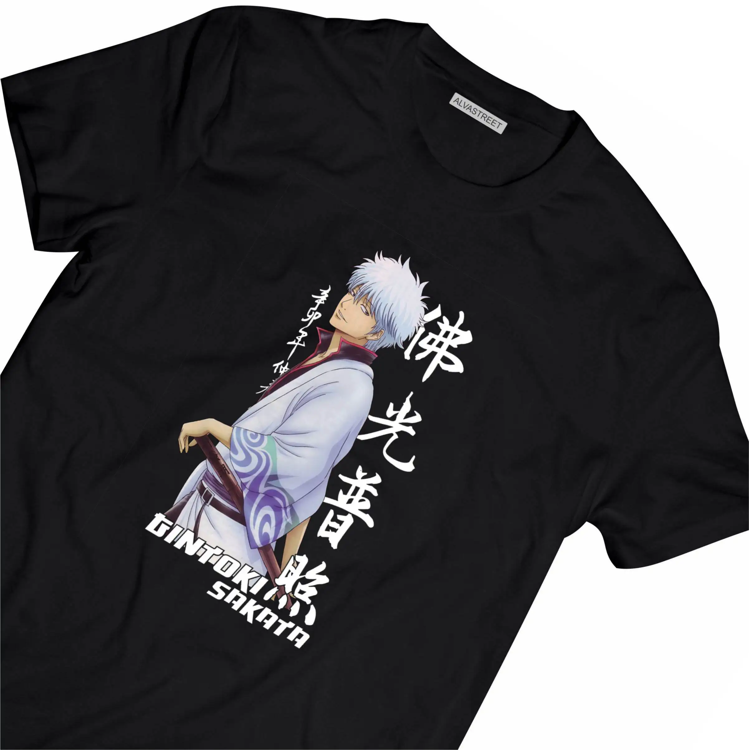 

GINTOKI SAKATA GT001 # BAJU ANIME JEPANG | Футболка аниме | Kaos аниме | Уличная одежда унисекс из чесаного хлопка 30s Kaos Oversize