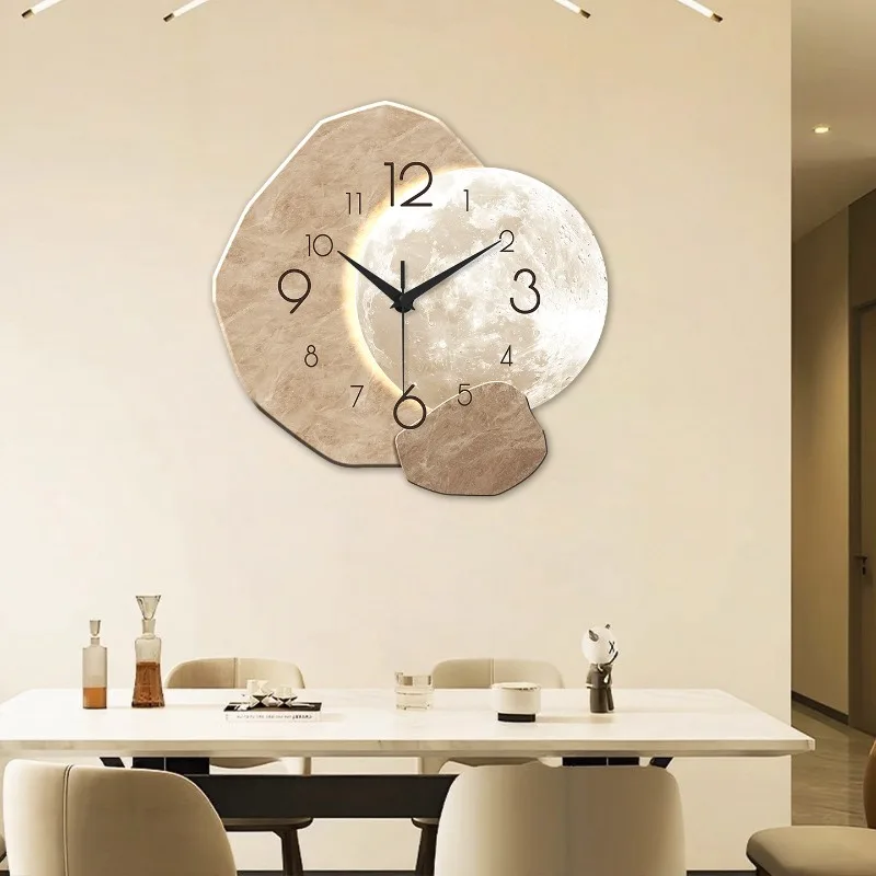 Gaming Room Decoration for Girls Wall Adhesive Clock Led Watch Gamer Setup Decoration Home Digital Desktop Clock Wand Deko Live