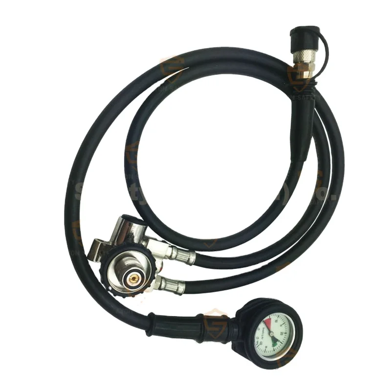 Ayonsafety High Quality Durable Pressure Regulator with Pressure Gauge SCBA Spare Parts for Firefighting Rescue Equipment