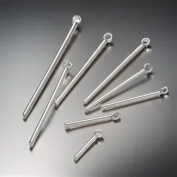20pcs Stainless Steel Pendants Long Bar Shape Smooth Metal Blank Links Charms for DIY Necklace Earrings Jewelry Making Supplies