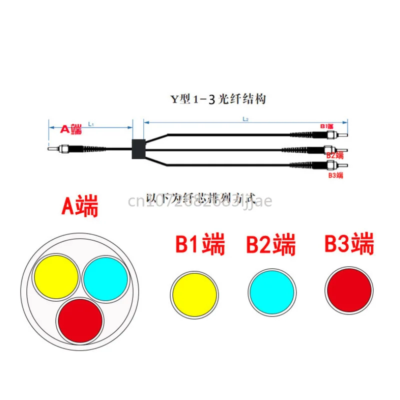 Sma905 Y-Type Energy Fiber Optic Jumper 1 Minute 2 1 Minute 3 Laser Spectrometer Optical Fiber Cable 100-1000μm