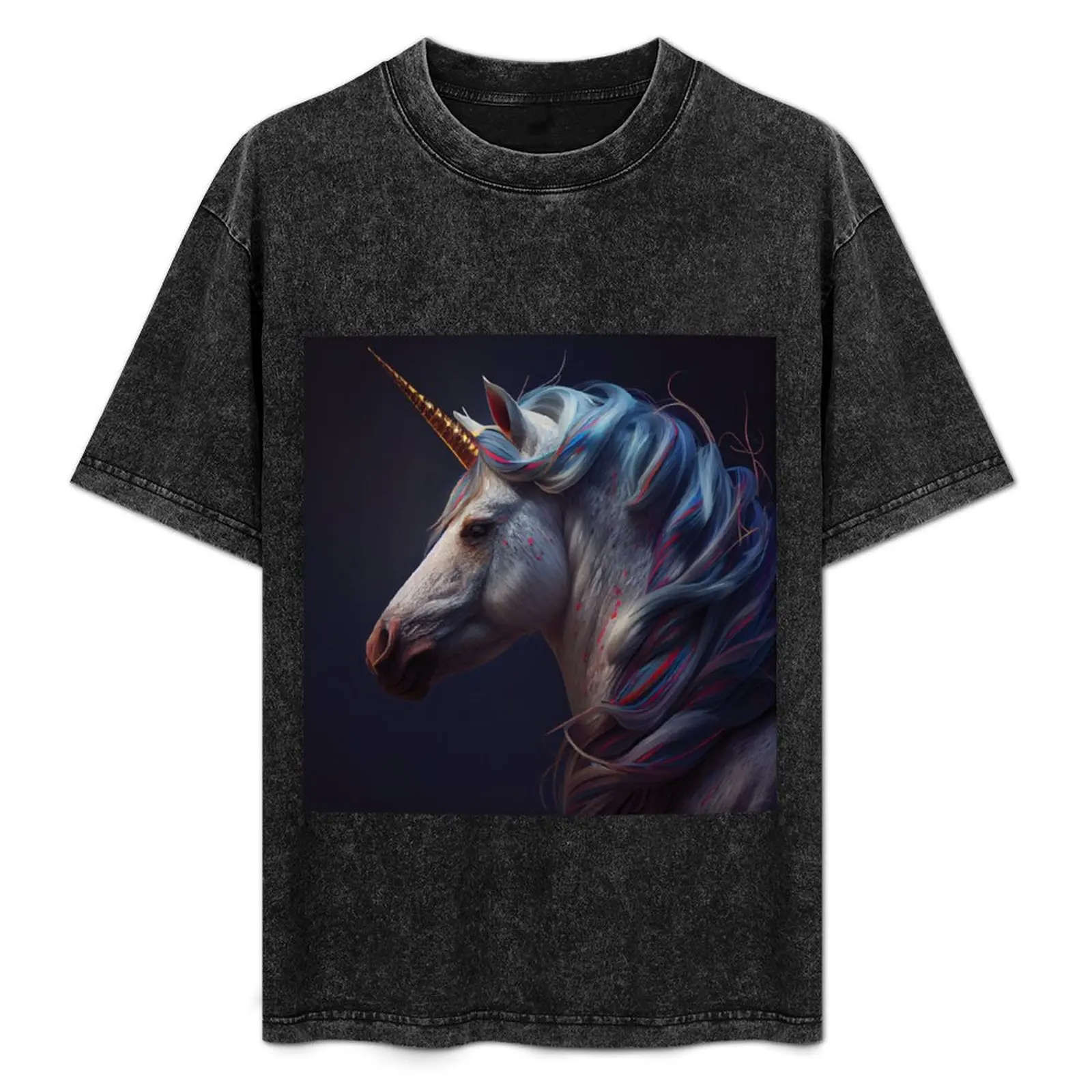 

Unicorn, horse, white unicorn, unique, rainbow. T-Shirt topping shirts graphic tee tshirts for men
