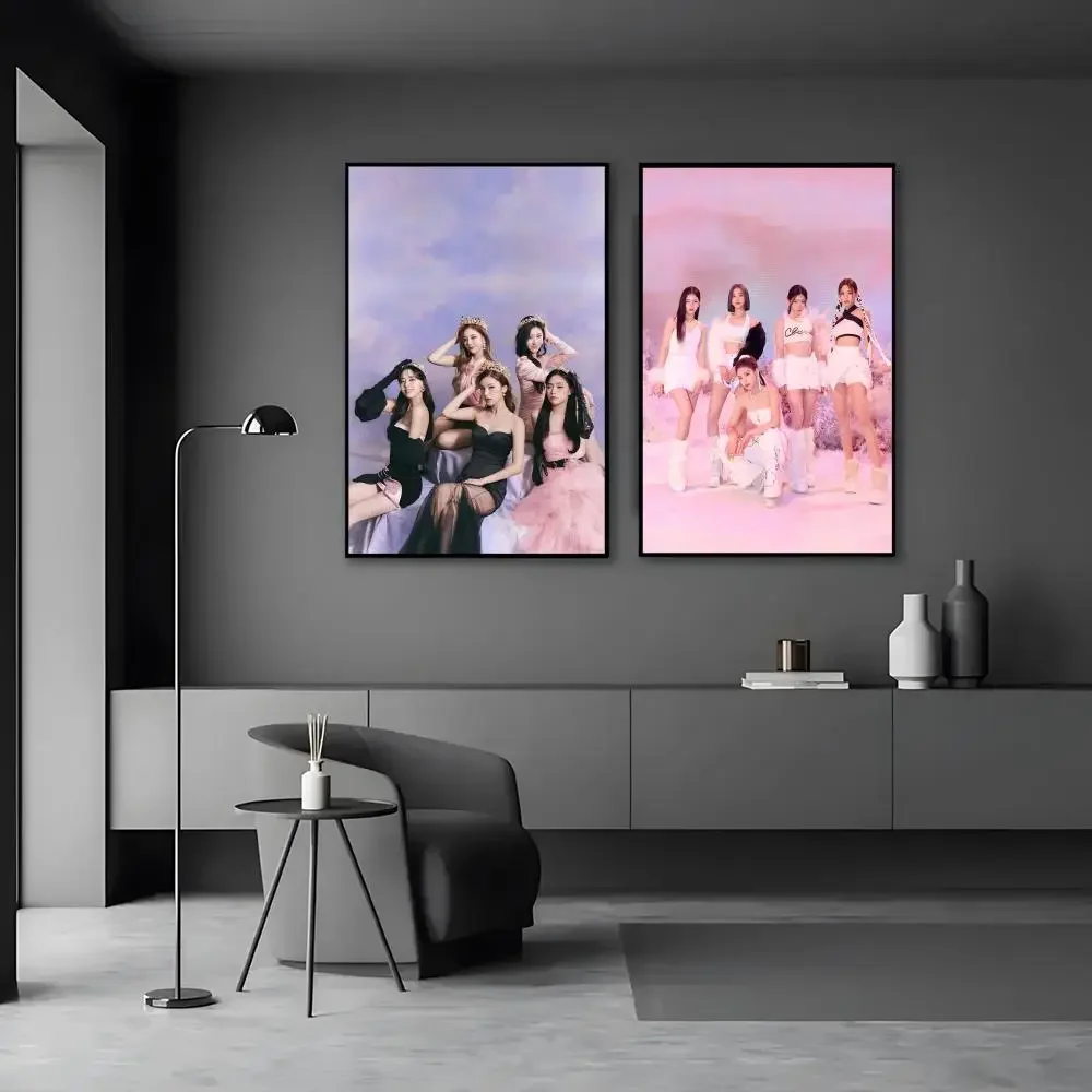 K-KPOP  I-ITZY Poster High-quality vintage prints & posters for home, bar, cafe, aesthetic wall art. - view 4