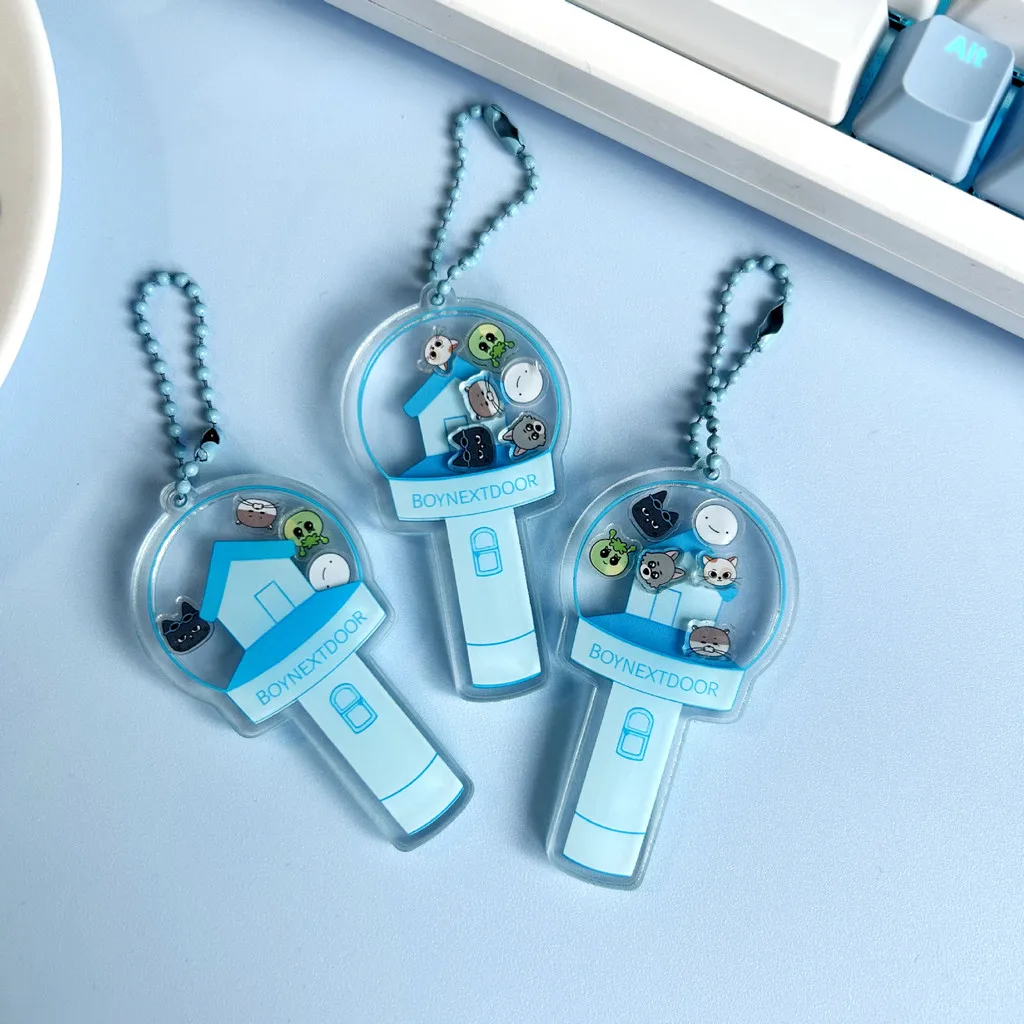 Kpop Idol Boynextdoor Shaker Брелок BBNEXDO Lightstick Акриловые брелки