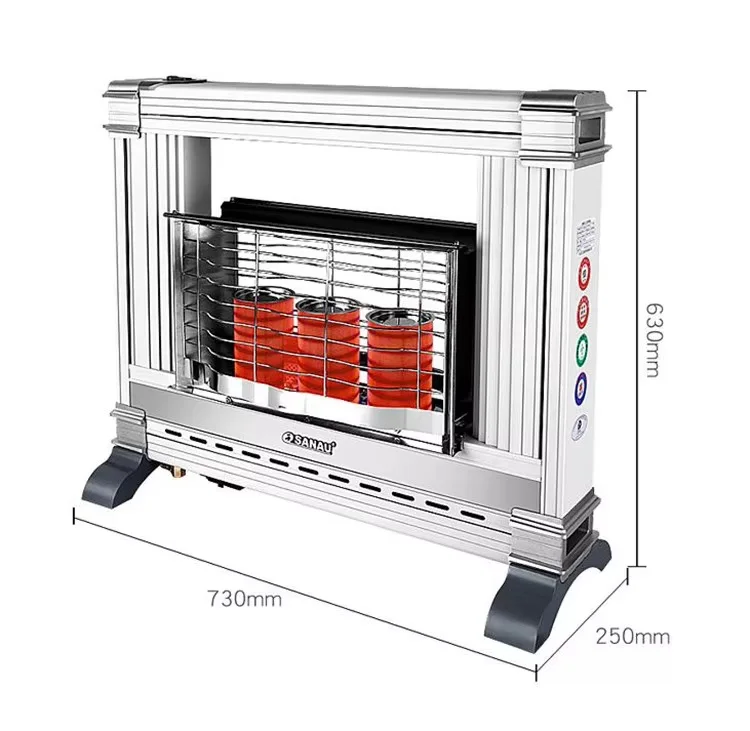 Multi-Purpose Gas Infrared Heater, Lpg/Ng Gas Grill Stove, Household Living Room Heater