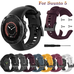 For Suunto 5 Smartwatch Wristband outdoors Sports Accessories Silicone Replacement WatchBand Wrist Strap Bracelet belt Correa