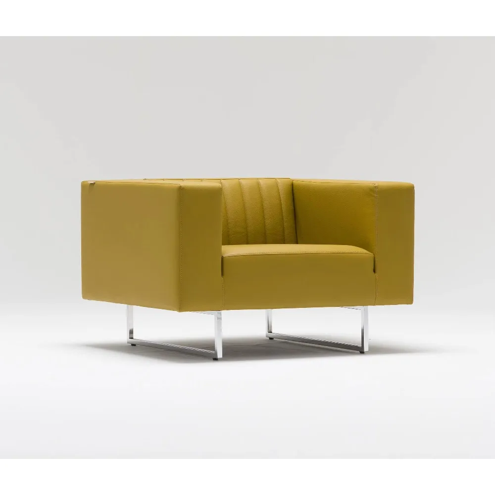 Factory Custom Sofa Office Furniture Minimalist Style 3 Seater Reception Office Leather Sofa Modern Red Living Room Sofa Couch