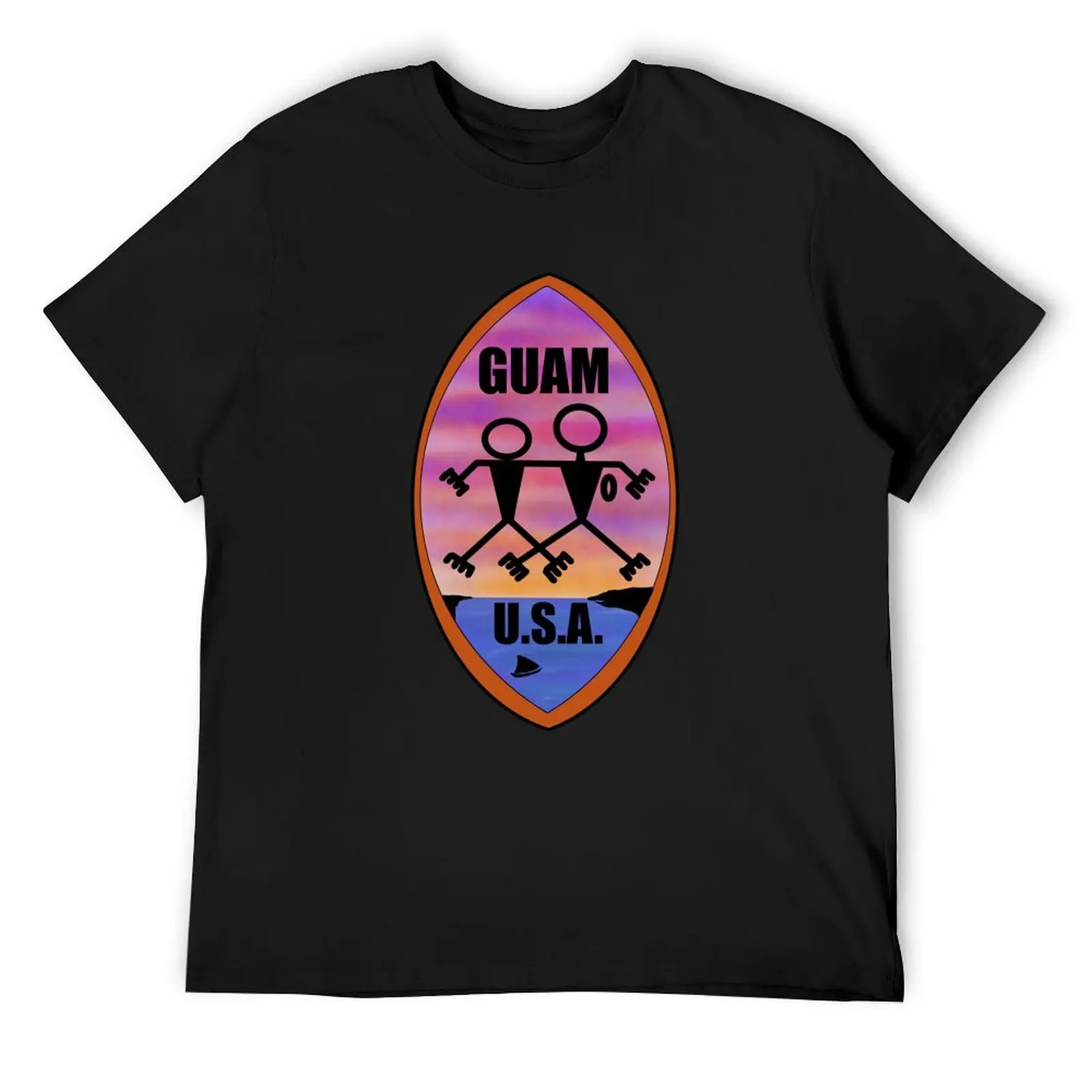 Gadao Cave Drawings, Inarajan, Guam U.S.A. T-Shirt custom shirt aesthetic clothes tops Short sleeve tee men