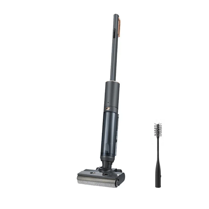 10000Pa Cordless Floor Scrubber: Hot Water Washing/Quick Drying, Self-Cleaning, Disinfecting, Washing and Mopping Dual-Blade