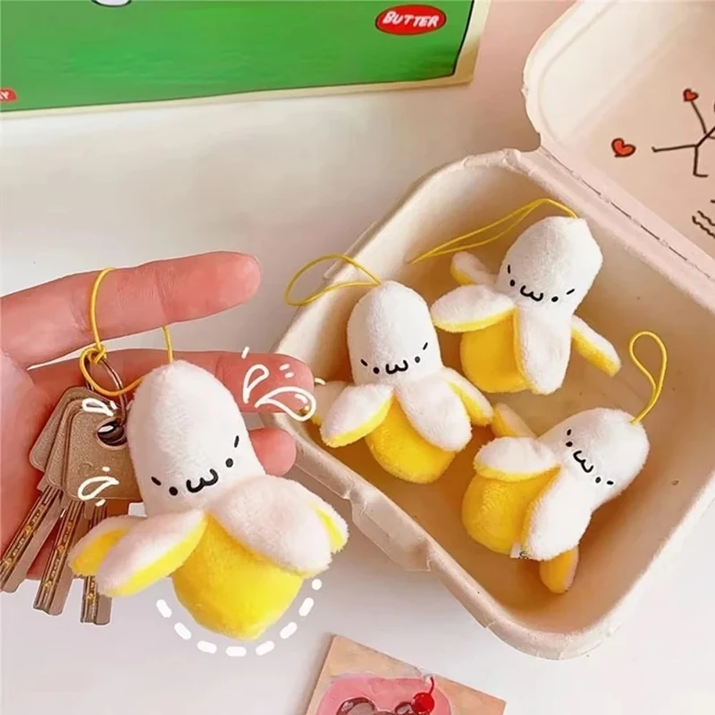 

Super Cute Banana Plush Stuffed Toys,mini Yellow Banana Plush Keychain ,Phone Pendant Christmas Wedding Birthday Gift-1/3/5pcs