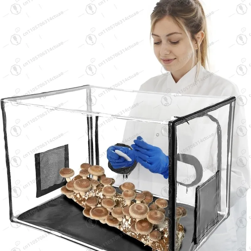 

Комплект для выращивания грибов из 2 предметов — большая воздушная коробка, предварительно стерилизованные мешки для выращивания и палатка для микологии, станция для разведения, гидропонные принадлежности