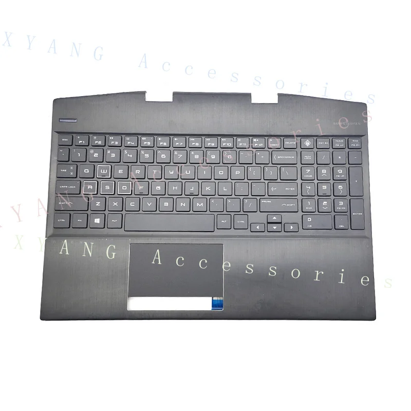 PP+ AM2JZ000430 For HP Omen 15-DH Palmrest RGB Backlit Keyboard Touchpad 15.6in