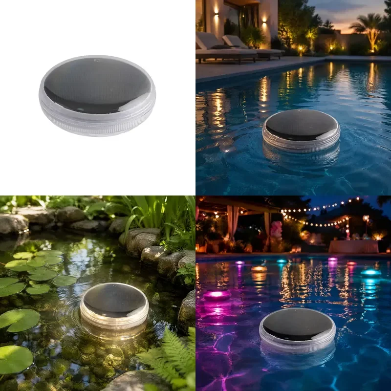 for RGB Solar Pool Light IP67 Waterproof Decoration Outdoor LED Solar Floating Pool Light
