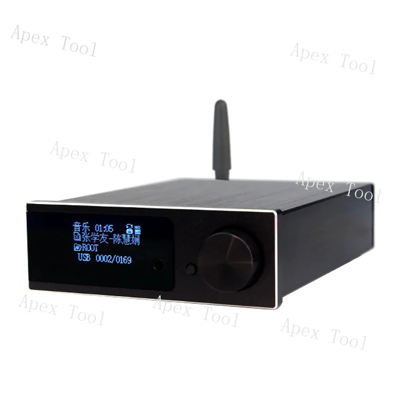 

Xiaoying M10 Коаксиальный оптический вход USB-флешка Плеер без потерь Es9038 Декодер Bluetooth Цифровой проигрыватель