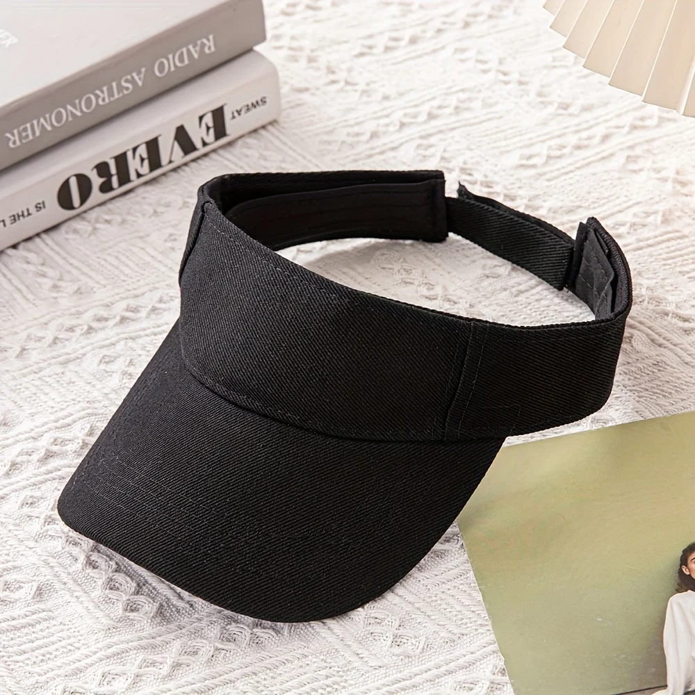 [Visor Esportivo Ajustável e Respirável] Boné Esportivo com Visor - Boné de Beisebol Respirável e Ajustável para Atividades ao Ar Livre