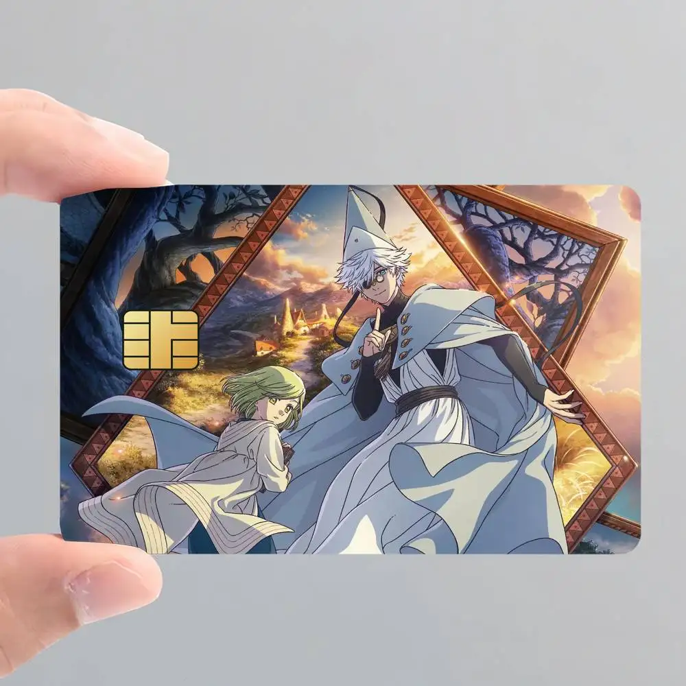 Anime W-WITCH H-HAT A-ATELIER Card Stickers for Bank Access Protective Waterproof Film Cover Sticker Surprise Gift