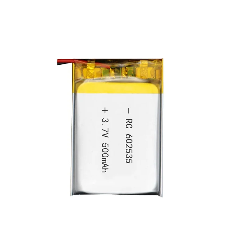 2022 New Batteries Polymer Lithium Battery 3.7V 602535 500mah Can Be Customized Wholesale CE FCC ROHS MSDS Quality Certification