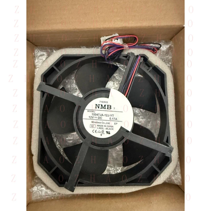 

L+ 2pcs for NMB 15047JA-12J-YT Cooling Fan MODEL DC 12V 0.17A for Minebea OEM