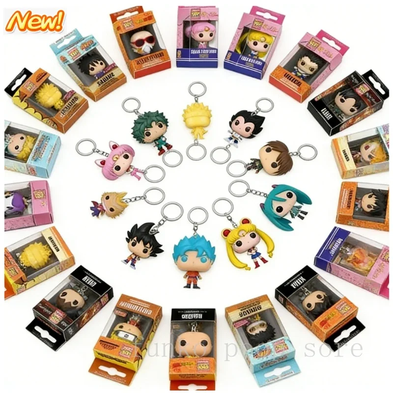 Newest FUNKO Pocket Keychains superheroes Iron Man Winter Soldier Spiderman V for Vendetta Keychain Venom Action Figure Toys — zdjęcie 4