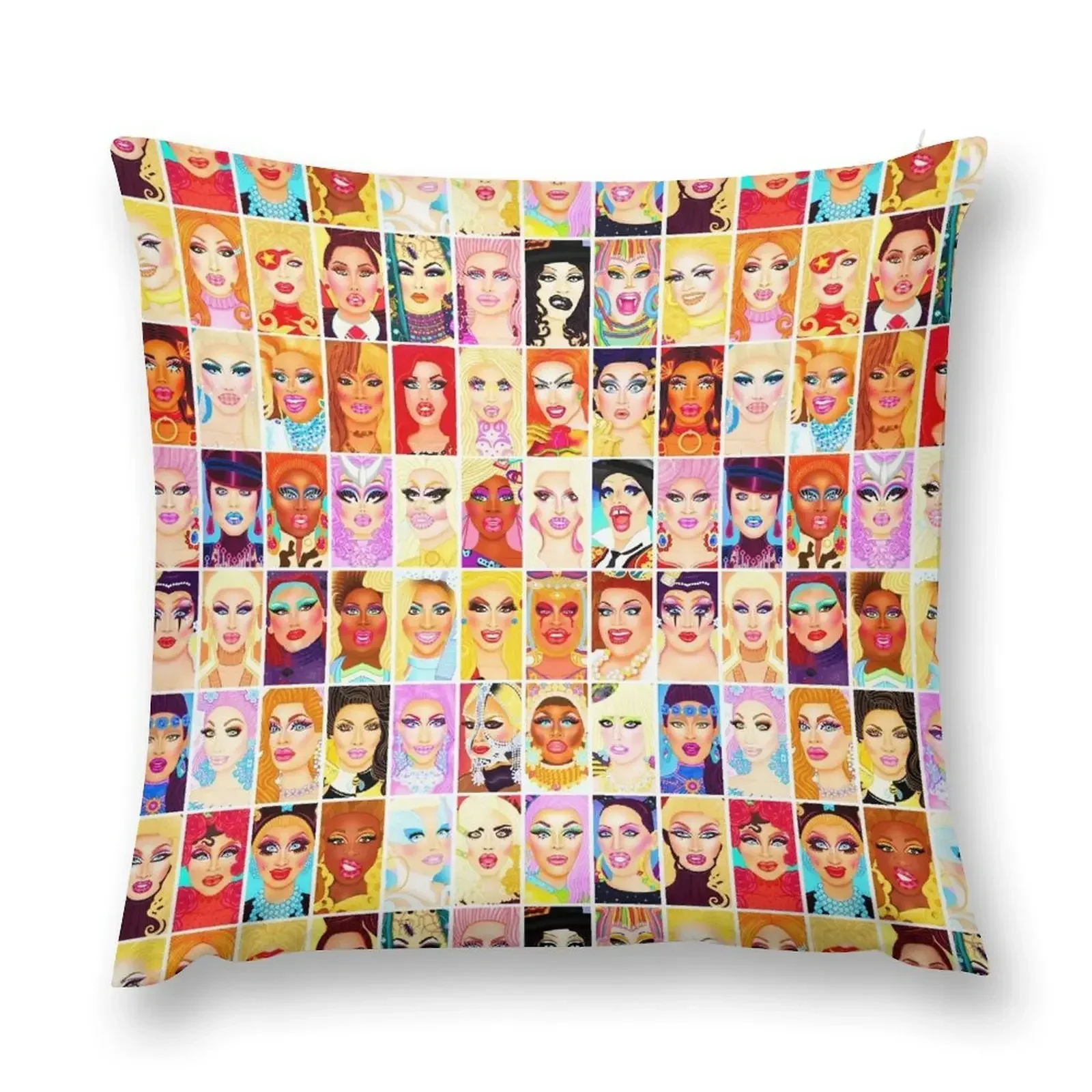 

DRAG QUEEN ROYALTY Throw Pillow Luxury Cushion Cover Pillow Case Christmas pillow