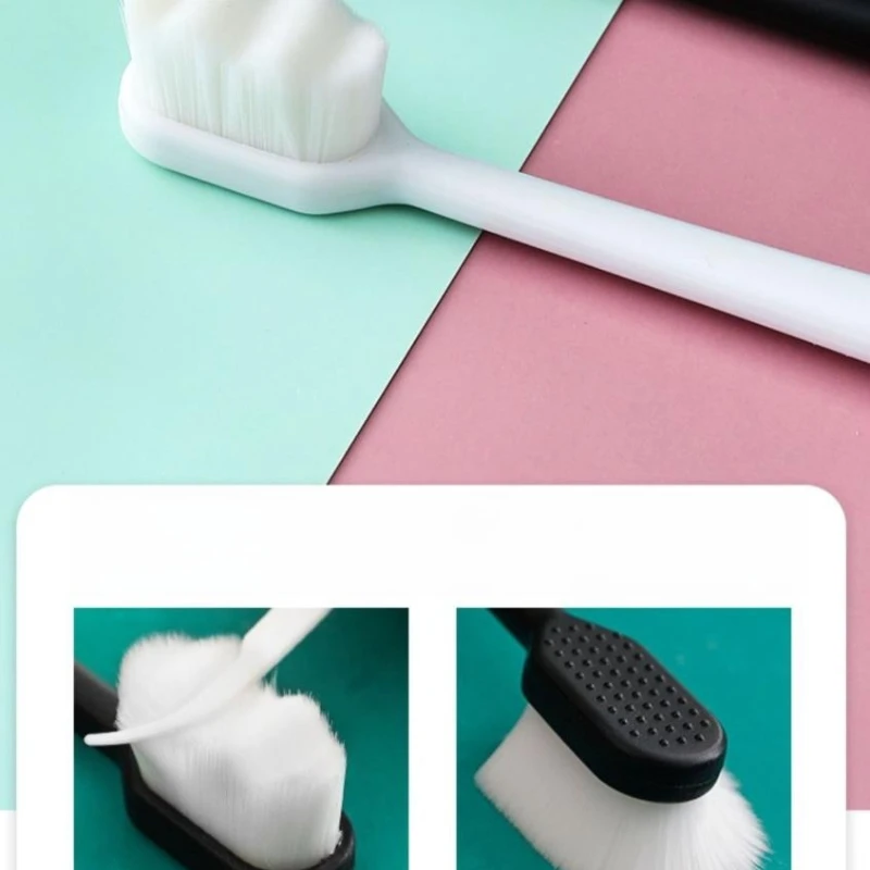 40Pcs Ultra-fine Soft Toothbrush Adult Tooth Brush Deep Cleaning Portable Travel Dental Oral Care Brush