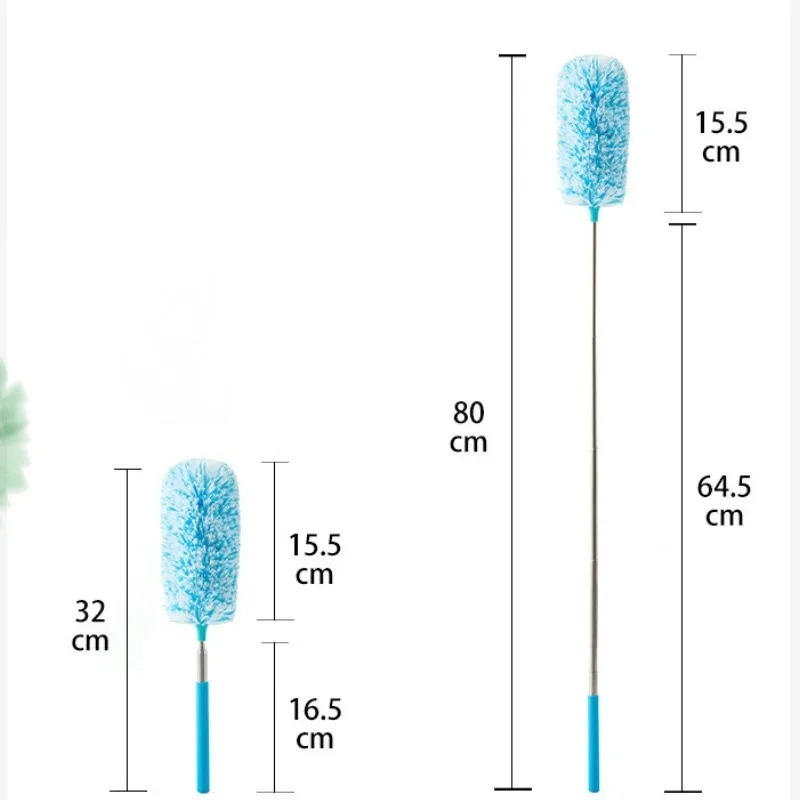 Household Cleaning Products - Electrostatic Telescopic Dust Collector Gap Brush Household Car Dust Collector Dust Cleaning Tool