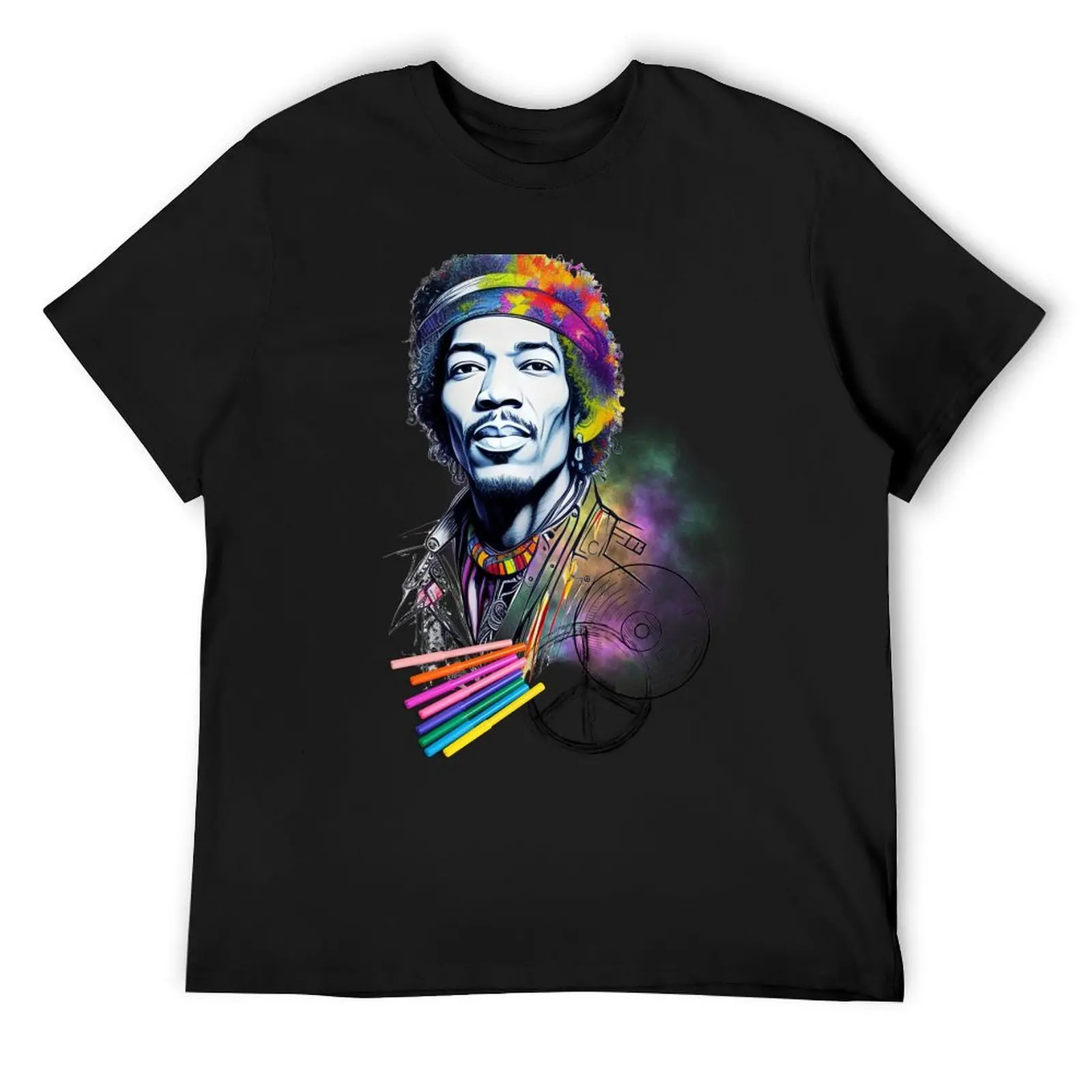 

Hendrix in Sketch T-Shirt man clothes anime tshirt topping Personalized t-shirt mens big and tall t shirts