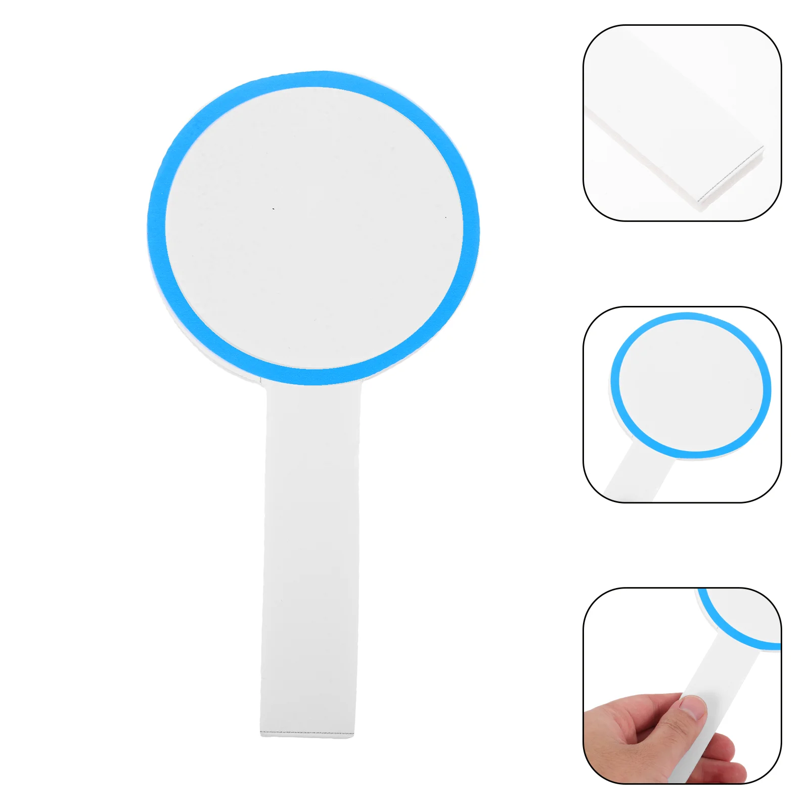 6 Pcs Round Flip Answer Paddle White Board Score Whiteboard Boards Handheld Foam Student