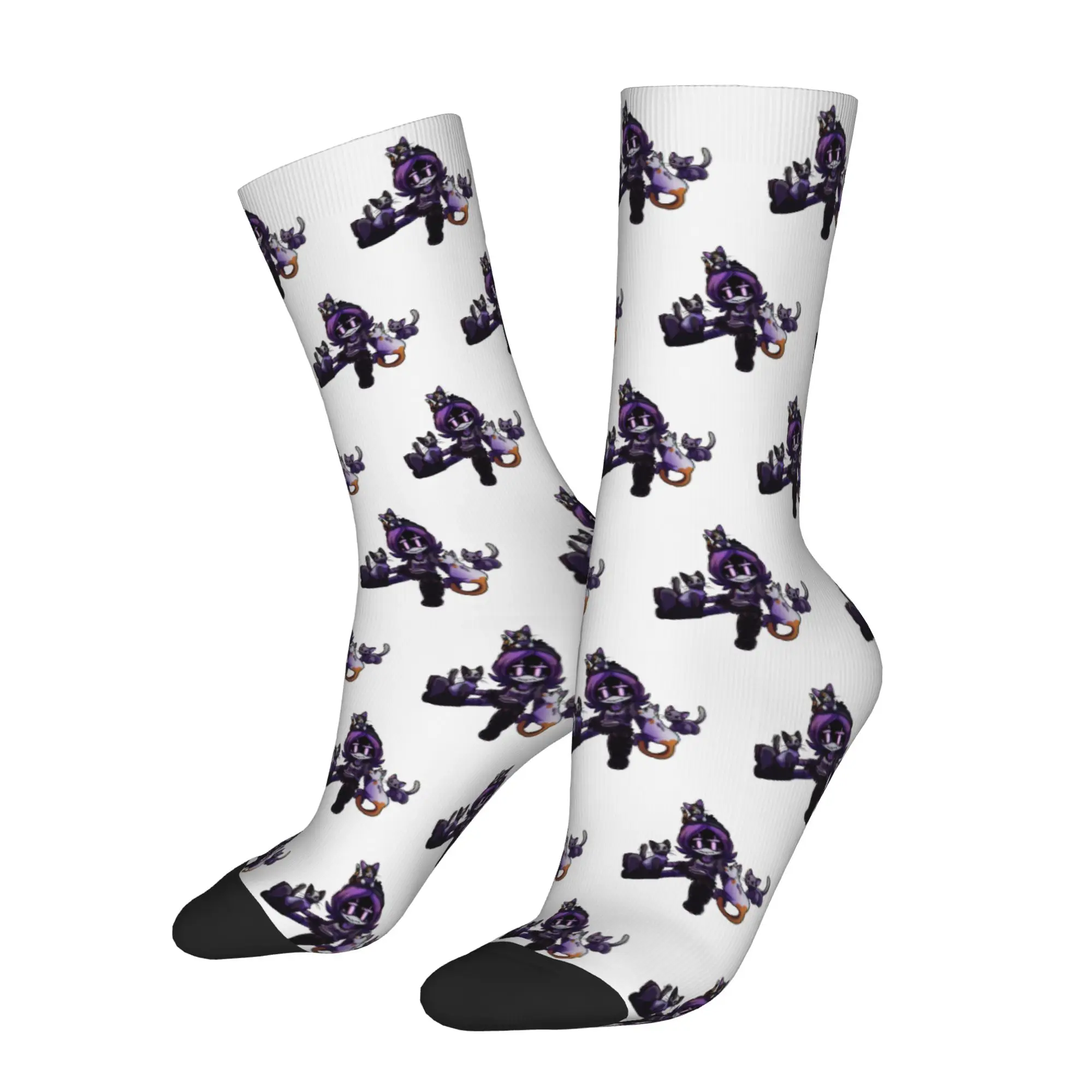 Winter Warm Fashion Men's Women's Murder Drones Socks Cute Uzi Game Sweat Absorbing Soccer Socks