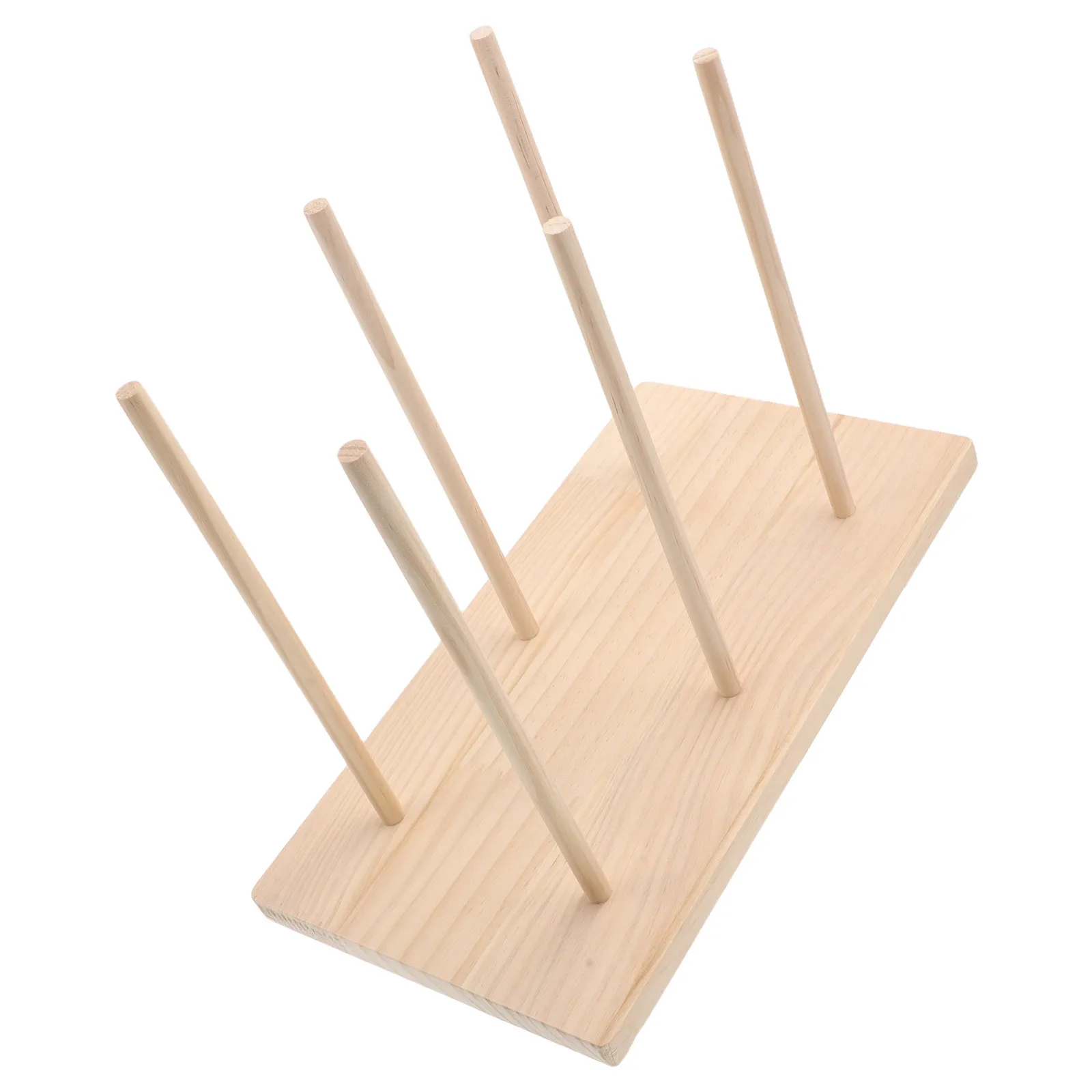 Wooden Finger Puppet Organizer Display Rack For Playroom Winter Classroom Decoration Holds Hand Puppets