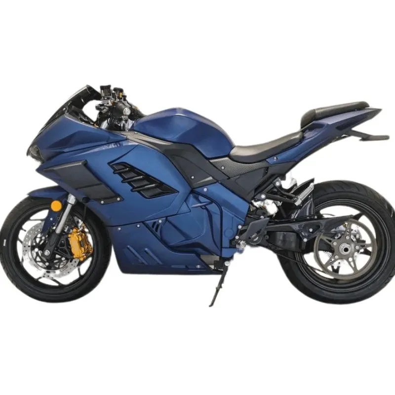 

2025 Новейший высокоскоростной электрический мотоцикл HY 5000 Вт, скорость 150 км/ч, интеллектуальная система управления GPS