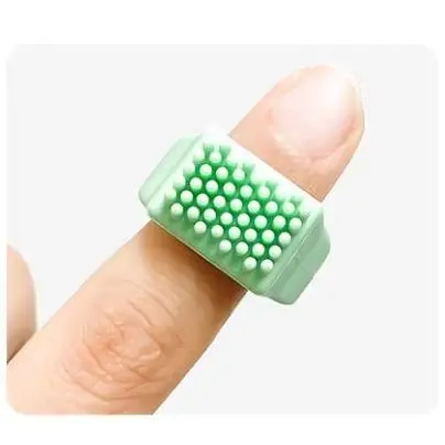 100Pcs Soft Silicone Teethers Children'S Toothbrush Portable Finger Toothbrush Head Dental Care Baby Health Emergency Toothbrush