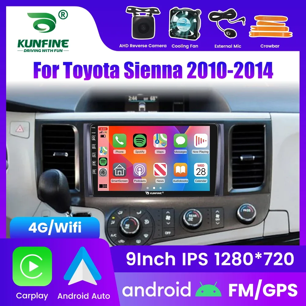 

2Din Android Car Radio For Toyota Sienna 2010 2011 2012 2013 2014 Multimedia Video Player GPS Navigation Stereo Audio Head Unit