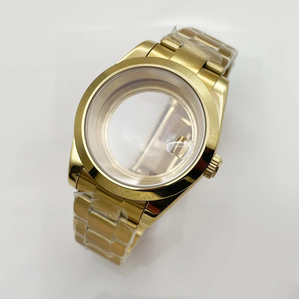 

36mm/39mm Case Sapphire Glass Fit Miyota8205/8215/821A ETA2836/2824 NH35/NH36 Mingzhu2813/3804 Movement Watch Parts