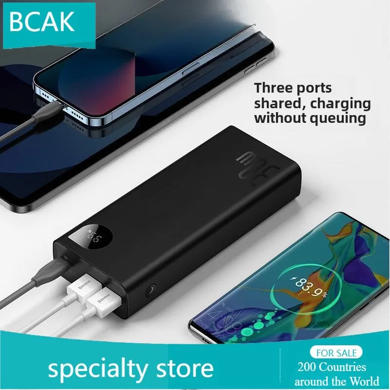 

10000Mah 20000mah Universal Power Bank 22.5W Mobile Phone PD Fast Charging BCAK Portable Mobile Power Supply for Samsung