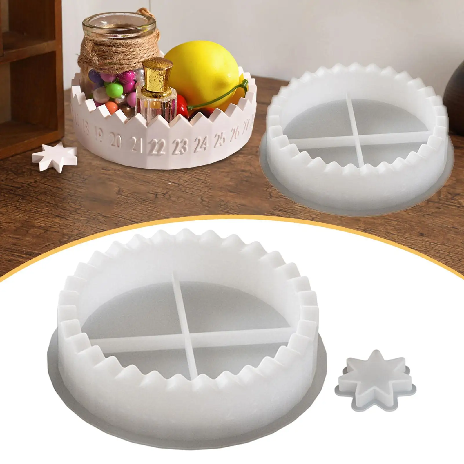 

Silicone Casting Tool DIY Christmas Candle Holder Casting for Professionals