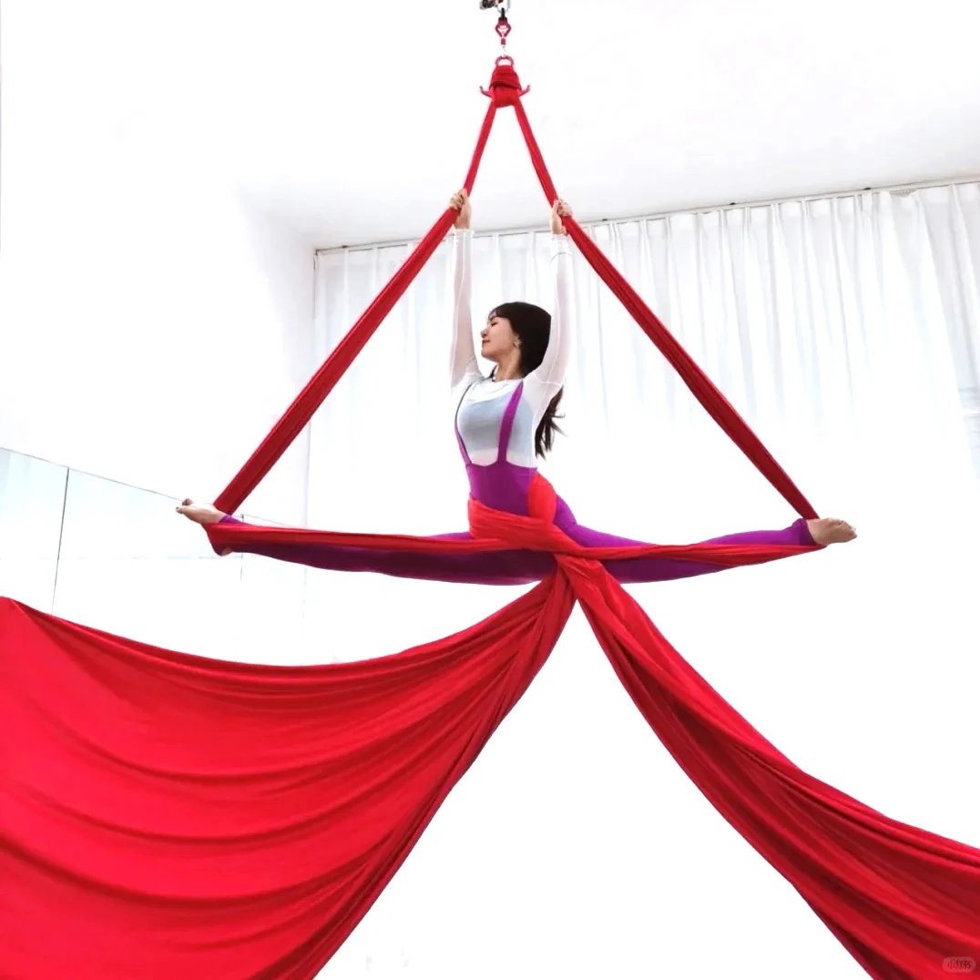 7m Aerial Silk Fabric Yoga Hammock, Silks Swing, Gym Fitness at Home, Outdoor Anti-Gravity, Body Building, Pilates Yoga Belt,