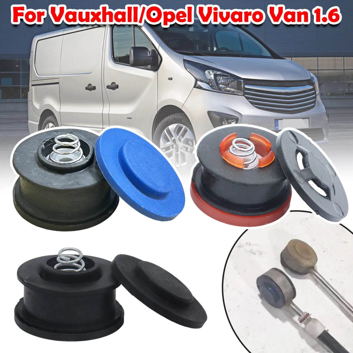 

For Vauxhall/Opel Vivaro Van 1.6 Gear Linkage Repair Kit Gearbox Selector Shift Lever Cable end Connector Bushing accessories