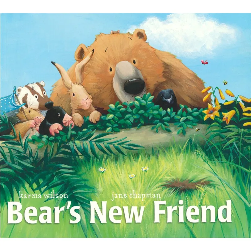 Bear Says Thanks And Bear's New Friend 2 Books Set Karma Wilson Kids Animal Picture Book Bedtime Story