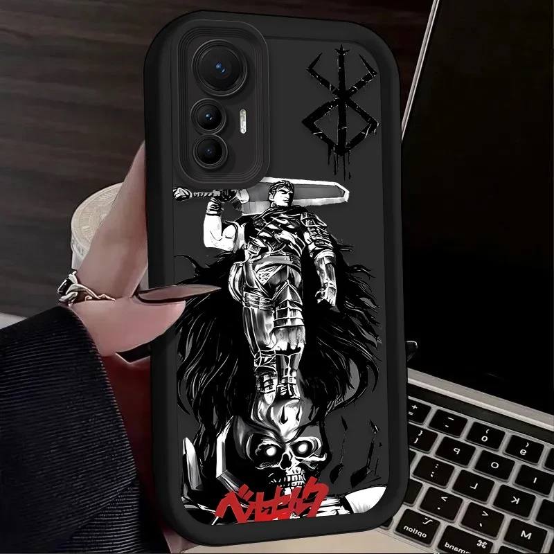 أنيمي Berserk كاريكاتير الحال بالنسبة Xiaomi Poco X7 X6 X5 X3 NFC F7 F6 F5 F3 M7 M6 Pro 4G 5G Mi 12 11 Lite NE 5G 13T 12T 11T 14T Pro