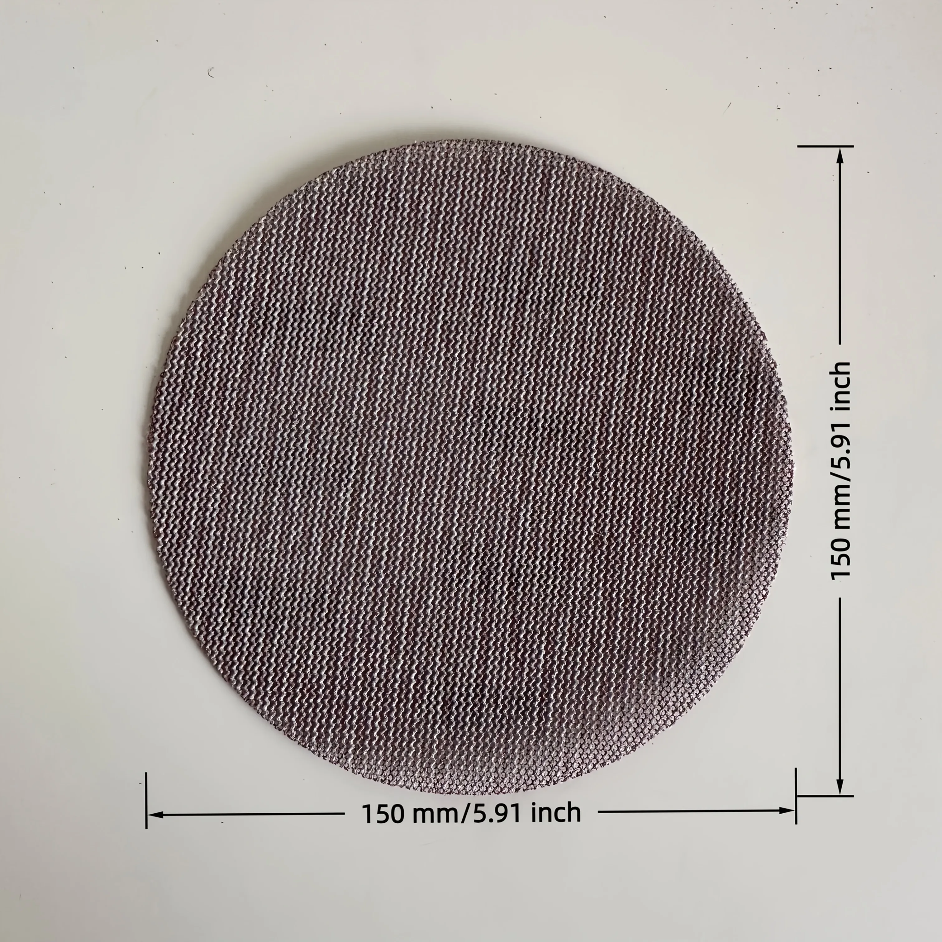 10Pcs 6inch 150MM Mesh Sanding Discs Hook & Loop Abrasive Dust Free Anti-Blocking Sharp Grinding Sandpaper for Car Wood S